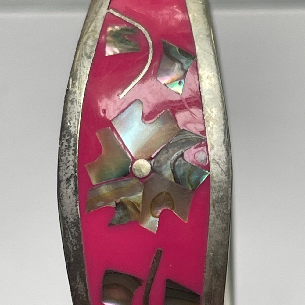Taxco .925 Pink Bracelet - Picture 4 of 4